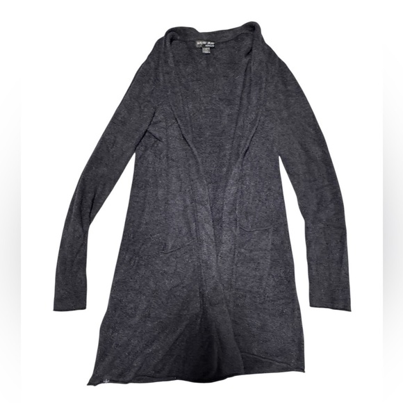 Barefoot Dreams Sweaters - Barefoot Dreams CozyChic Lite Gray Open Front Cardigan Women’s M